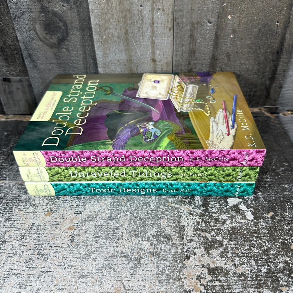 ANNIE'S‎ MYSTERIES UNRAVELED Lot 3 HC Books